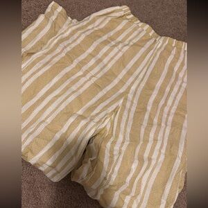 Striped Yellow and White Pants